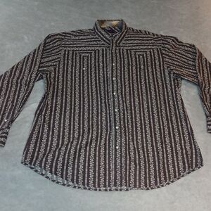 Roper Peral Snap Pattern Long-Sleeve